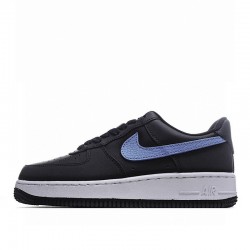 Nike Air Force 1 '07 'Mismatch Swooshes   Black'
   CT2816 001