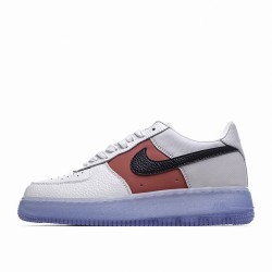 Nike Air Force 1 '07 LV8 EMB 'Icy Soles   University Red'
   CT2295 110