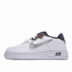 Nike Air Force 1 React 'White Iridescent'
   CN9838 100