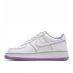 Nike Air Force 1 '07 Low GS 'Contrast Stitch   Fuchsia Glow'   CW1575 110