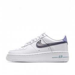 Nike Air Force 1 LV8 1 GS 'White Dark Purple Dust'
   DC8188 100