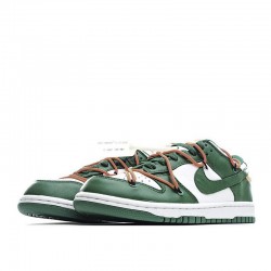 Nike  Off-White x Dunk Low 'Pine Green'
  CT0856 100